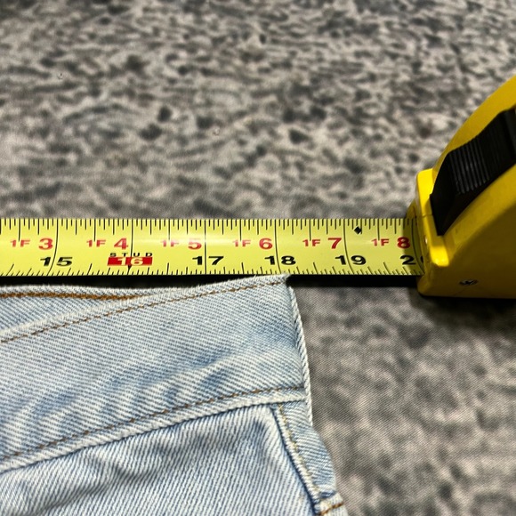 Levi's 505 Denim Shorts Mens 36 Blue Regular Fit Jorts Vintage Y2K - Picture 9 of 14